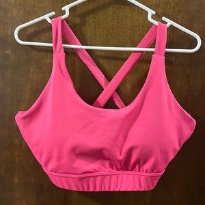 New Hot Pink sports bra